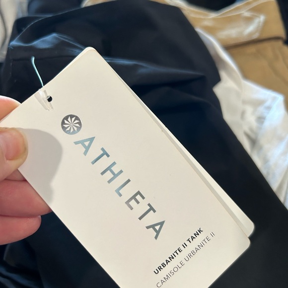 Sleeveless lightweight long button down Athleta camisole tank - Picture 7 of 8